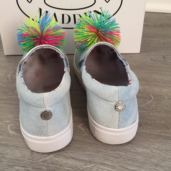 Steve Madden Denim shoe kids size 4 NEW - Picture 5 of 5